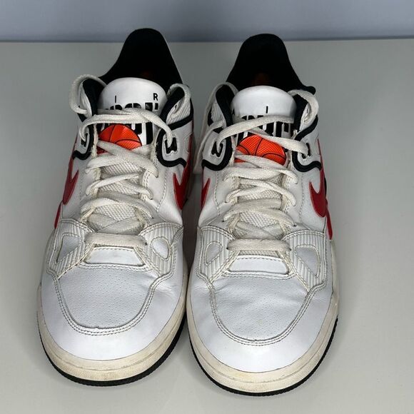 NIKE AIR FORCE III 3 Low 313640 100 MEN'S SIZE 11 RED WHIT SNEAKERS - Picture 3 of 7